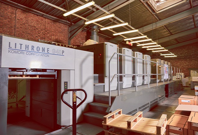 Impression quadri sur Komori Lithrone G40P