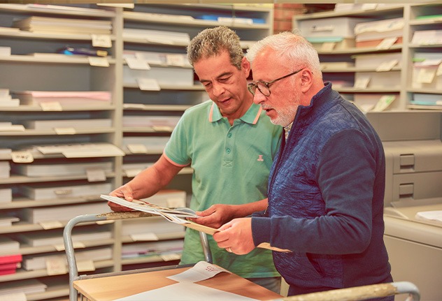 Bohren et Nieto Fructuoso, responsable du service numérique